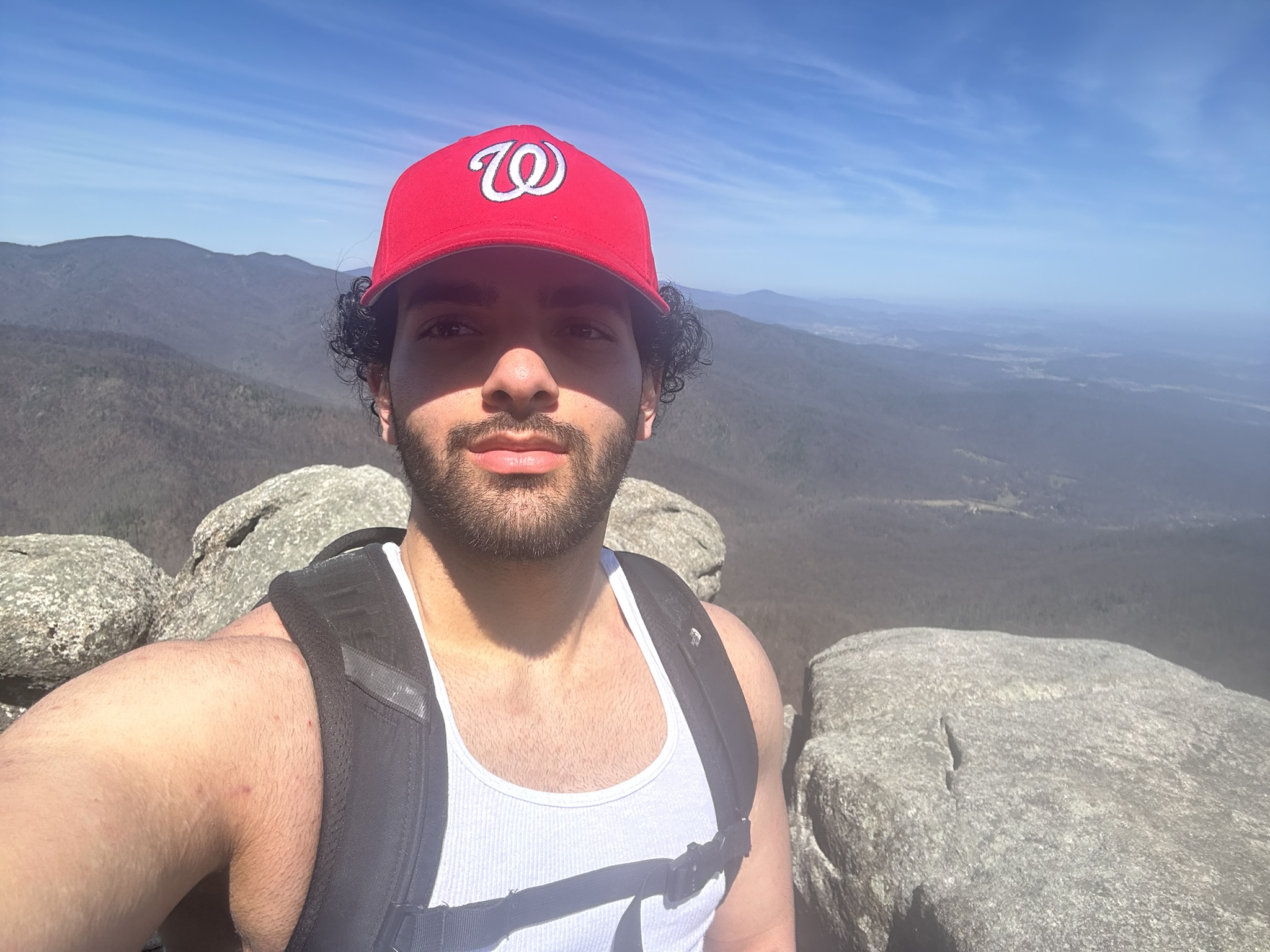 Rawaz hiking in the mountains